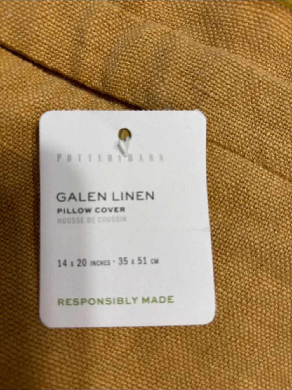 Pottery Barn Linen Pillow Cover